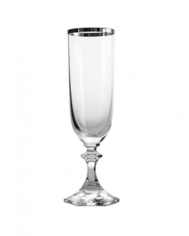FLUTE CHAMPAGNE-MARGOT PLATINE