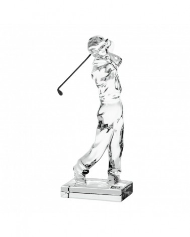 STATUETTE-DRIVING GOLFEUR
